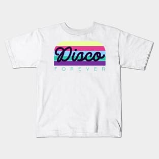 DISCO  - Forever (yellow/pink/blue) Kids T-Shirt